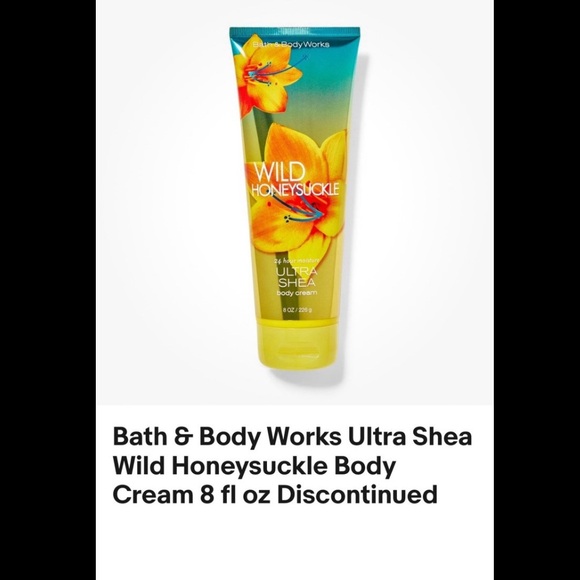 Wild Honeysuckle Ultra Shea Body Cream DISCONTINUED Scent-Super Hard to find - Picture 3 of 3